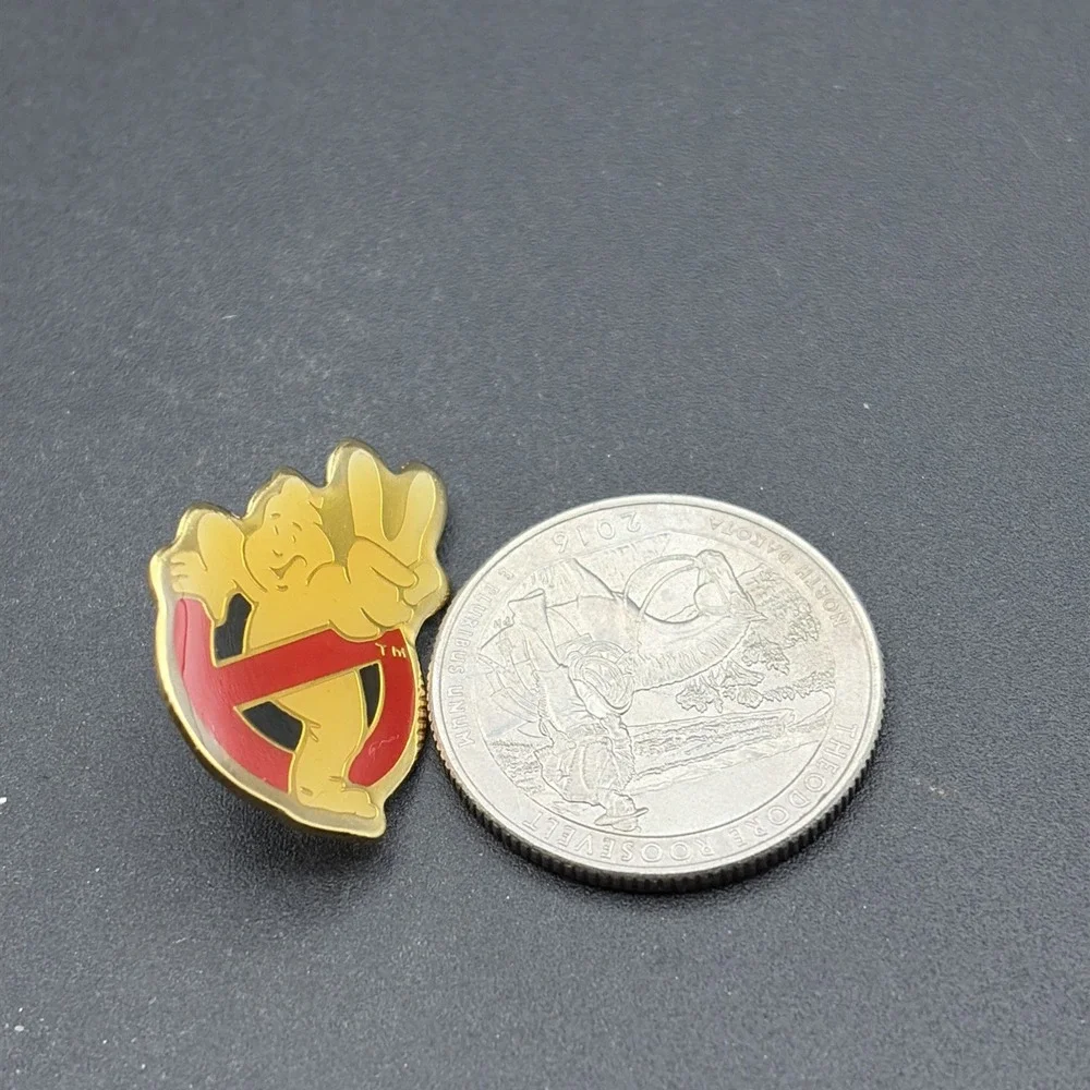 Vintage Ghostbusters II Ghost Logo Lapel Hat‎ Pin